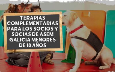 Terapias complementarias para los socios y socias de ASEM Galicia menores de 18 años