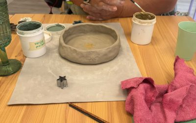 Taller de cerámica en Galicia con las socias y socios de ASEM