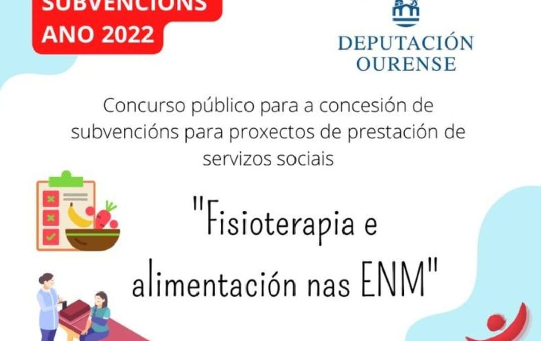 Deputación de Ourense: “fisioterapia e alimentación nas ENM”