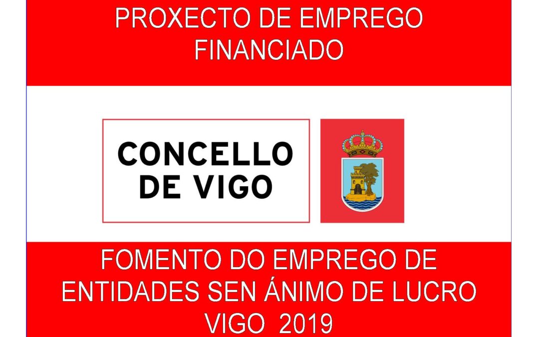 Fomento do emprego a Entidades sen ánimo de Lucro Vigo 2019